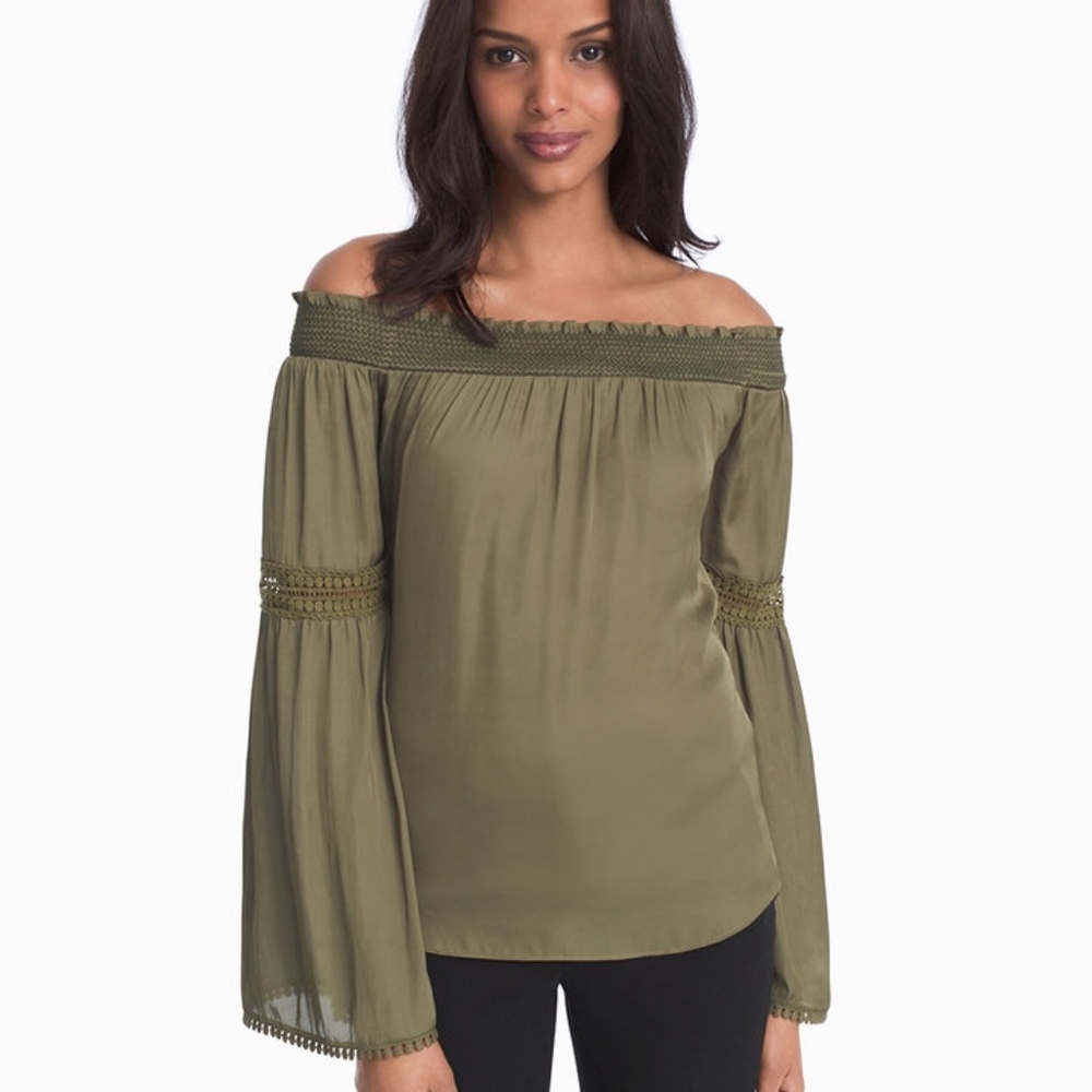 NWT WHBM off the shoulder top